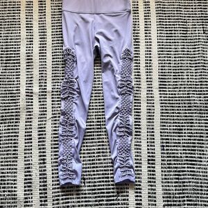 Carbon Size medium light purple Stretchy Activewear compression pants